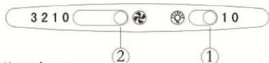 Orima ORC-1060-D - Interrupteur glissant : - 1