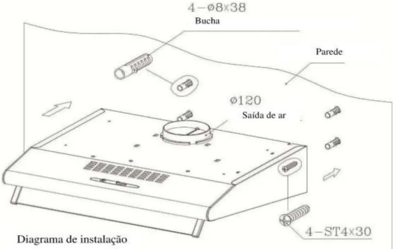 Orima ORC-1060-D - - Exaustor de Ilha - 9