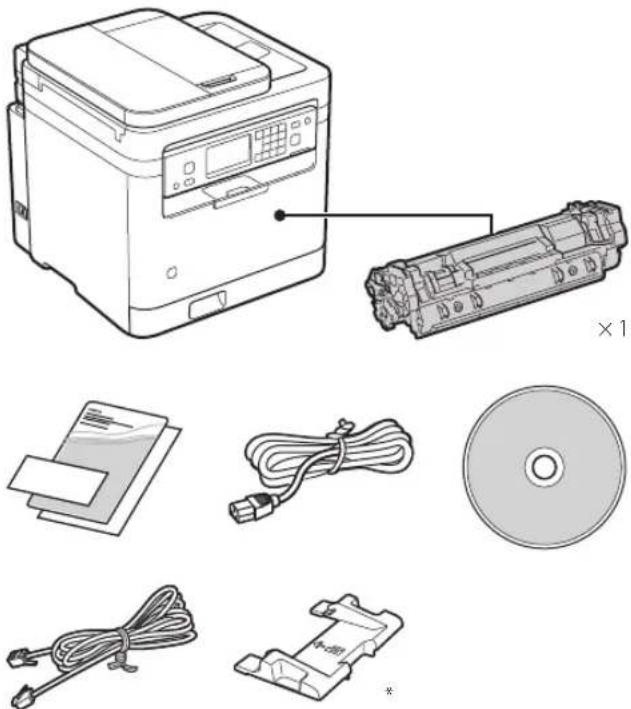 CANON i-SENSYS MF287dw - Comprovació dels elements inclosos - 1