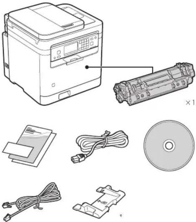 CANON i-SENSYS MF287dw - Sisältyvien osien tarkistus - 1