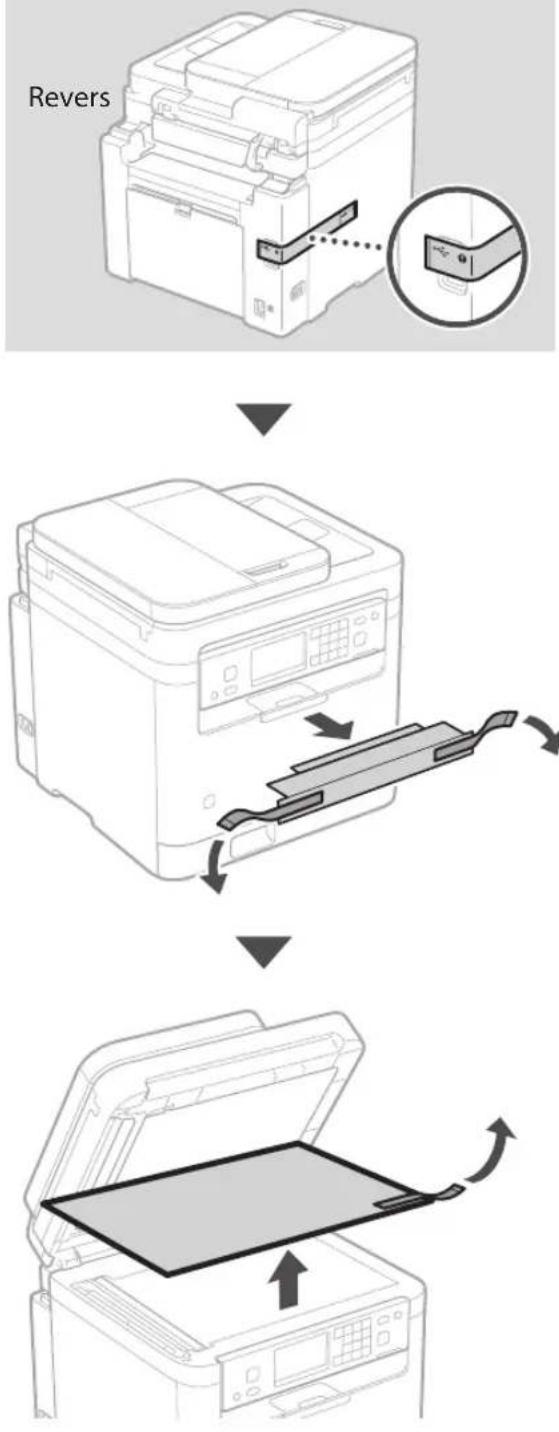 CANON i-SENSYS MF287dw - Extraieu tot el material d'embalatge. - 2