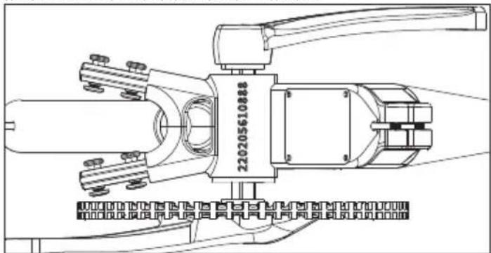 SHARP BK-RS08EB - Αριθμός Πλαισίου Ποδηλάτου - 1