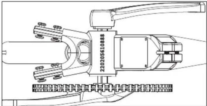SHARP BK-RS08EB - Cykelstelnummer - 1