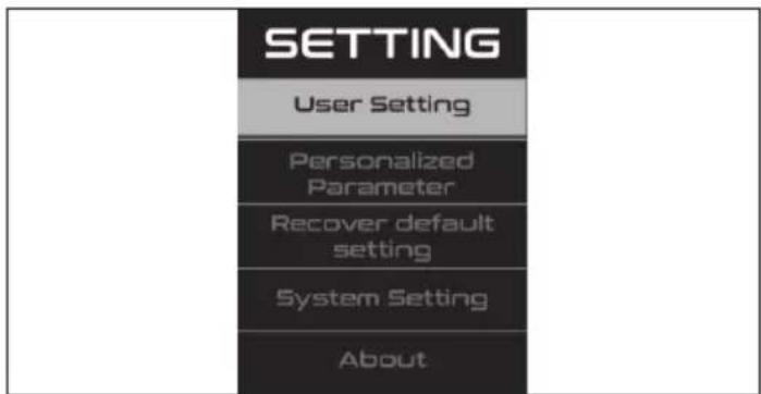 SHARP BK-RS08EB - Settings Menu - 1