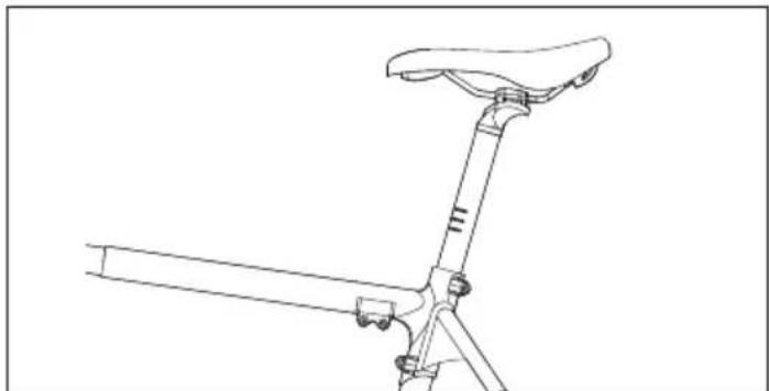 SHARP BK-RS08EB - STEG 3: Installera sadeln - 1