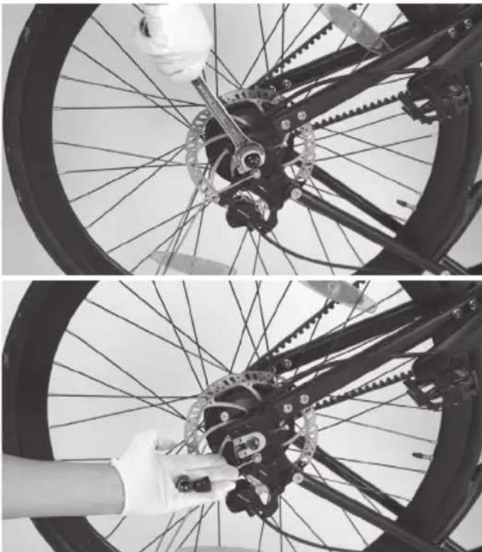 SHARP BK-RS08EB - Korak 11: Uklonite pojas - 1