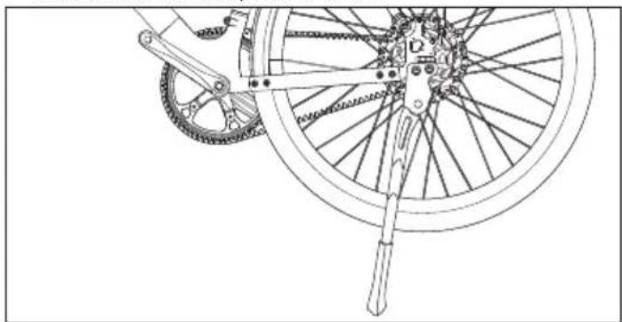 SHARP BK-RS08EB - ÉTAPE 10 : Installez la béquille - 1