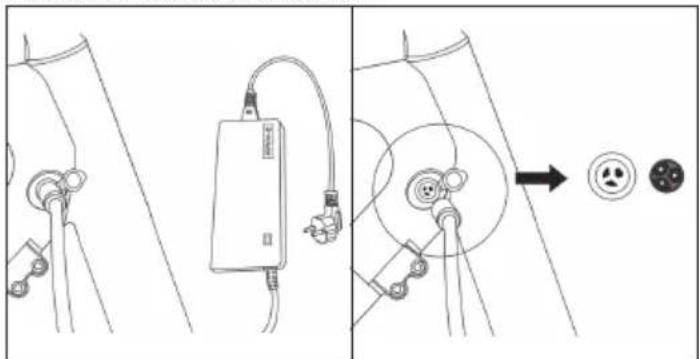SHARP BK-RS08EB - Sådan oplades - 1
