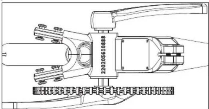 SHARP BK-RS08EB - Bike Frame Number - 1