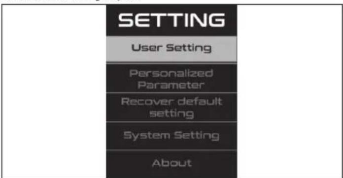 SHARP BK-RS08EB - Menu de Configurações - 1
