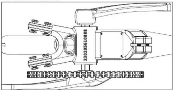 SHARP BK-RS08EB - Fahrradrahmennummer - 1