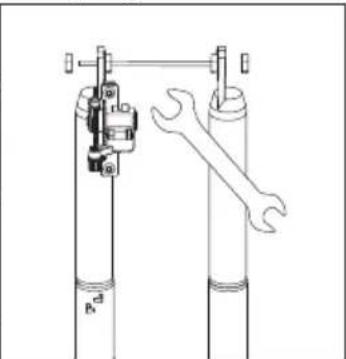 SHARP BK-RS08ES - PASSO 4: Instale a roda dianteira - 2