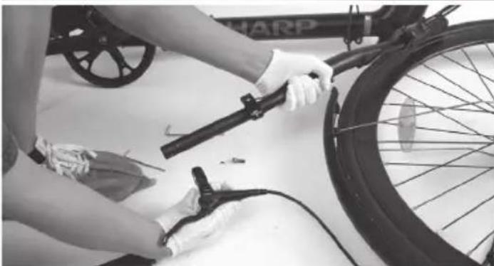 SHARP BK-RS08ES - Passo 2: Remova o caule e o visor - 5
