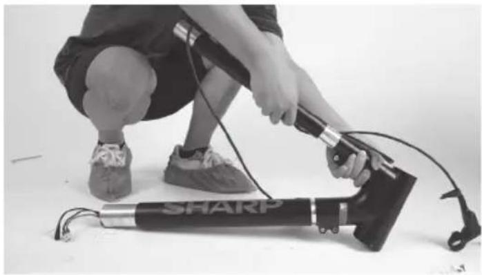 SHARP BK-RS08ES - Samm 17: Eemaldage sadulapost - 5