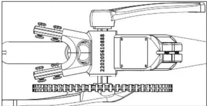 SHARP BK-RS08ES - Číslo rámu kola - 1