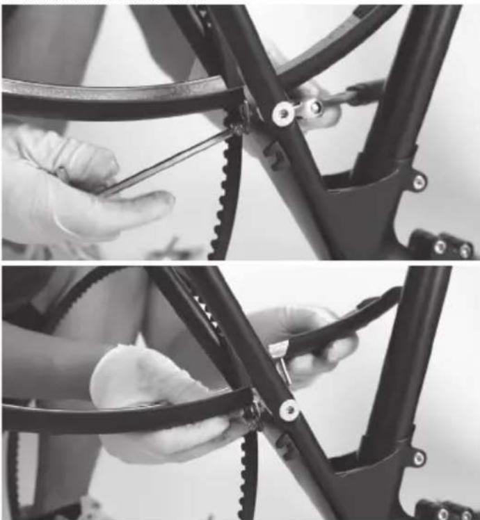 SHARP BK-RS08ES - Step 12: Remove the rear fender - 2