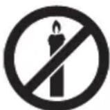 SHARP BK-RS08ES - In order to prevent fire always keep candles and other open flames away from this product. - 1
