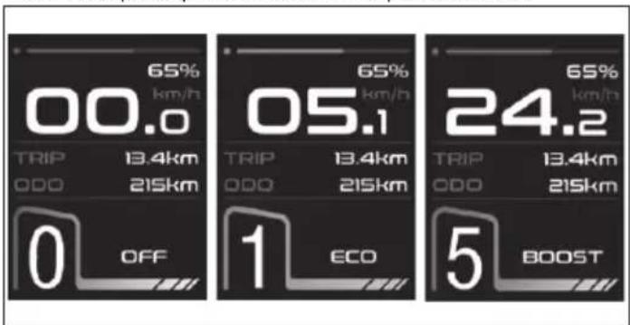 SHARP BK-RS08ES - Pedal Assist Level - 1