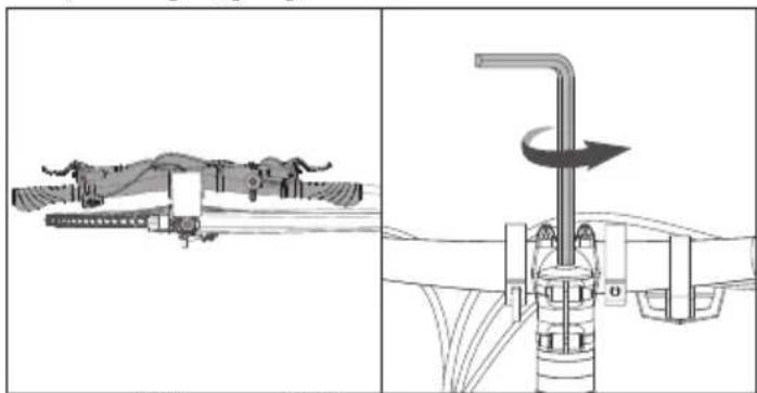 SHARP BK-GS03EG - SCHRITT 1: Installieren und stellen Sie den Lenker ein - 1