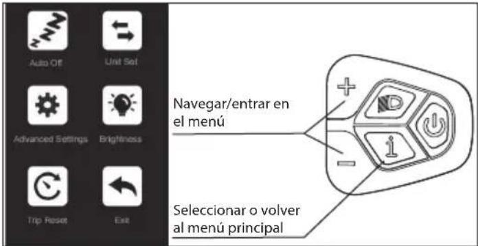 SHARP BK-GS03EG - Menú de Configuración - 1