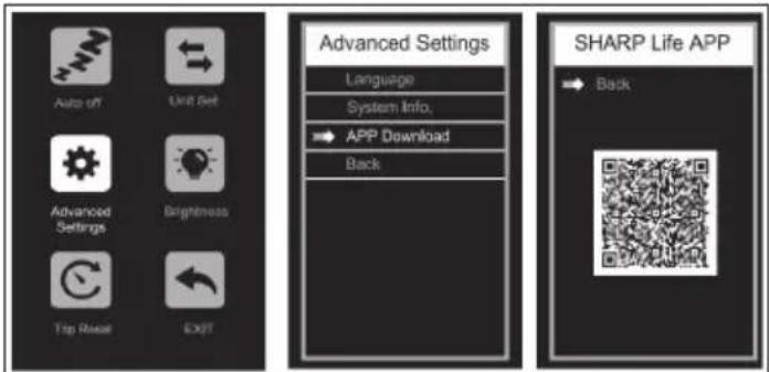 SHARP BK-GS03EW - Σύνδεση με το SHARP Life APP - 1