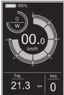 SHARP BK-GS03EW - Hur man startar en E-cykel - 2
