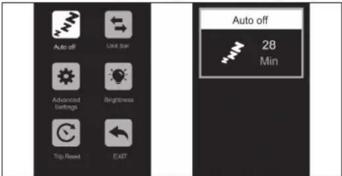 SHARP BK-GS03EW - What can be set - 1