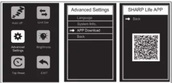 SHARP BK-GS03EW - Verbinding maken met SHARP Life APP - 1