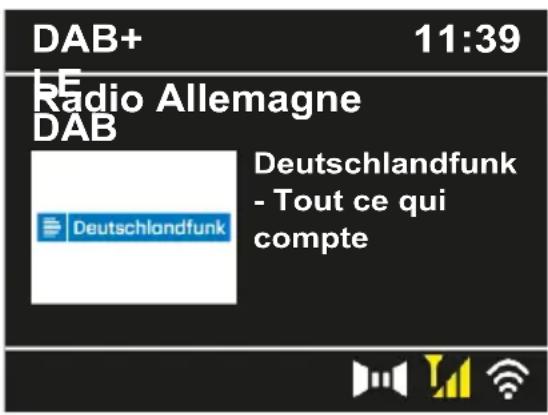 DAB+ 11:39 LE Radio Allemagne DAB Deutschlandfunk - Tout ce qui compte