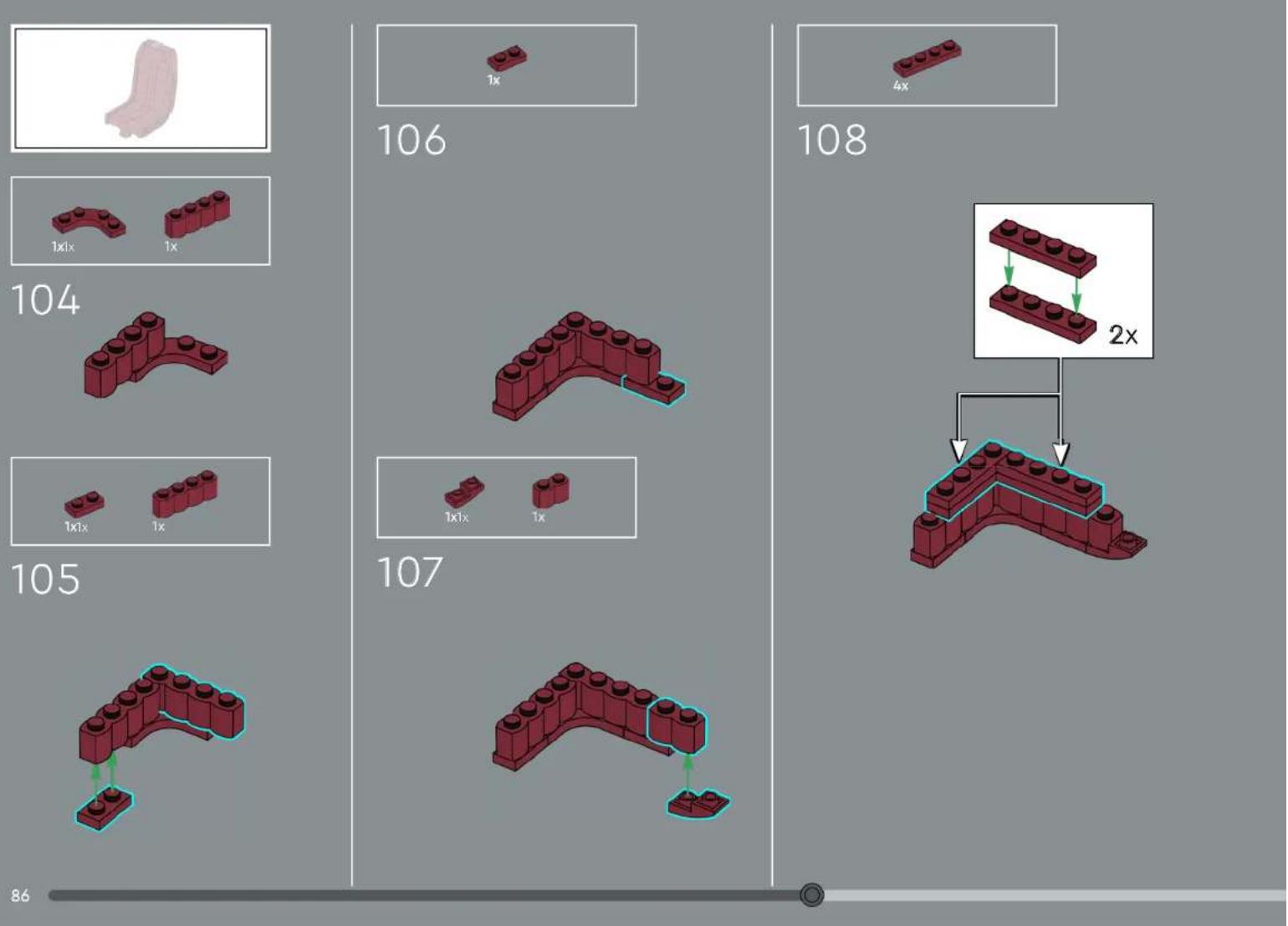 LEGO Icons 10337 - Le message de l'équipe de design LEGO® - 180