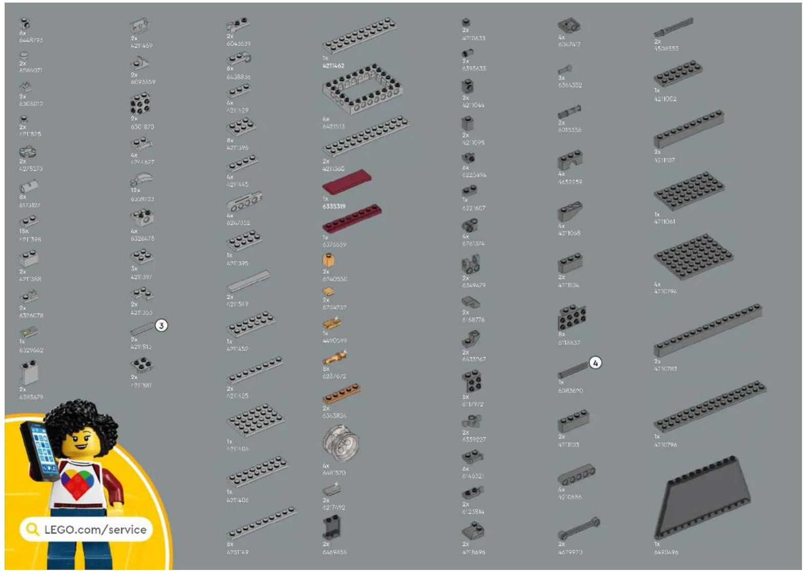 LEGO Icons 10337 - Le message de l'équipe de design LEGO® - 535