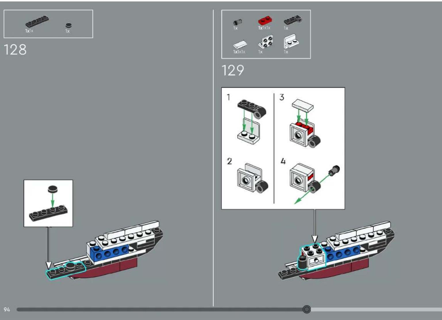 LEGO Icons 10337 - Le message de l'équipe de design LEGO® - 214