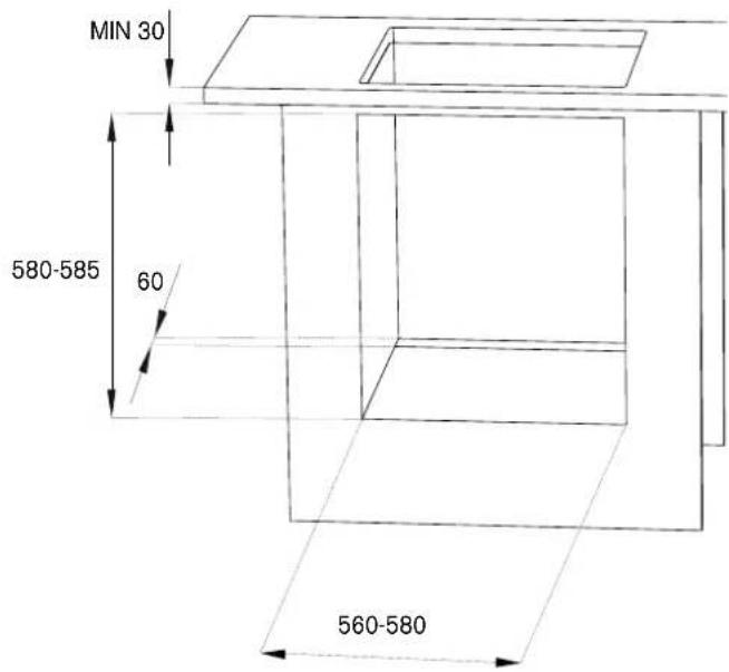 LA GERMANIA F6011LAGPSNE - INSTALLAZIONE SOTTO PIANO INCASSO - 1