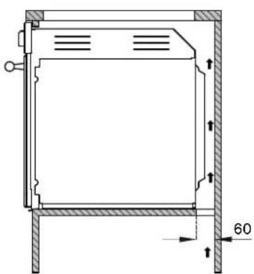 LA GERMANIA F6011LAGPSNE - INSTALLATION SOUS PLAN DE CUISSON - 3