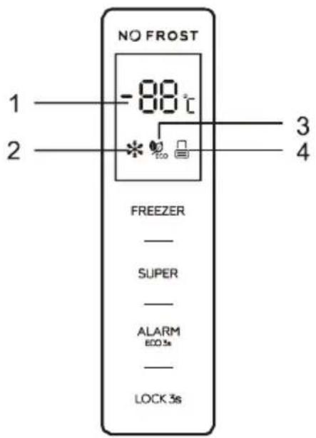 Exquisit GS608-NF-H-040EI - Overzicht bediening - 1