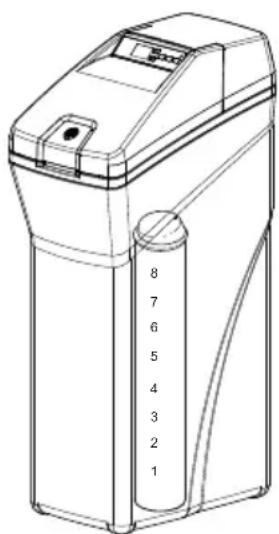 Café GXSHC40N - SET SALT LEVEL - 3