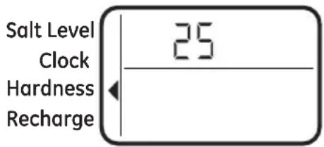 Café GXSHC40N - SET WATER HARDNESS NUMBER - 1