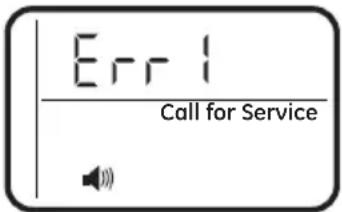 Café GXSHC40N - ERROR SIGNALS - 1