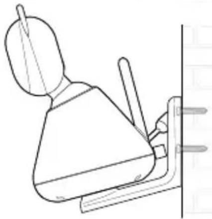 MOTOROLA PIP1000 Connect - Wall mount the camera unit - 5