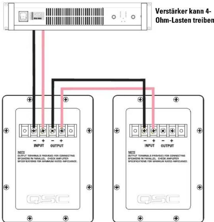 QSC SC-312X - Paralleler Anschluss des zweiten LF-3115 - 1