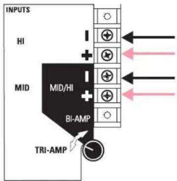 QSC SC-413 - BI-AMP / TRI-AMP Operating Mode Selection - 2