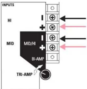 QSC SC-443 - BI-AMP / TRI-AMP Operating Mode Selection - 2