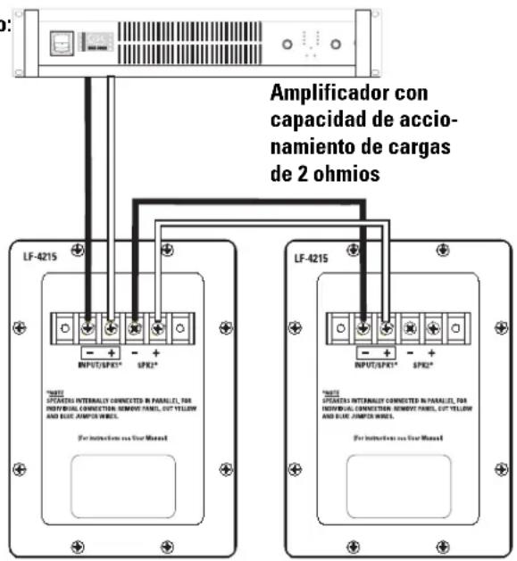 QSC SC-443 - Ejemplo de connexion en paralelo: - 1