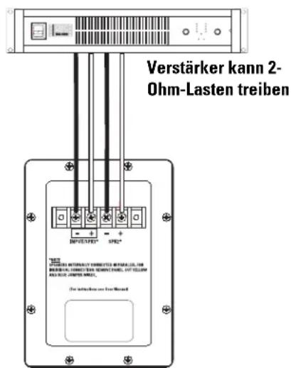 QSC SC-443 - Anschluss einzelner Wandler (Modifizierung erforderlich) - 2