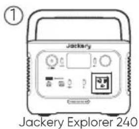 Jackery Explorer 240 v2 - CONTENU DE L'EMBALLAGE - 1