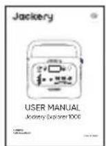 Jackery Explorer 1000 v2 - PACKAGE LIST - 3