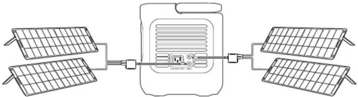 Jackery Explorer 1000 v2 - Charging via Solar Panel - 2