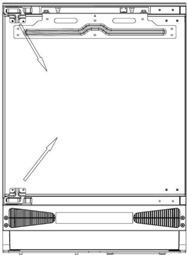 Pando PFBE CONG - GB - Reversing the doors of the appliance - 1