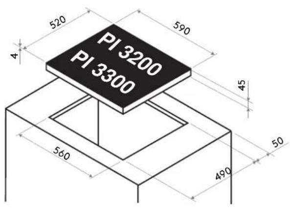 Pando PI 3800 - Fitting - installing: - 2