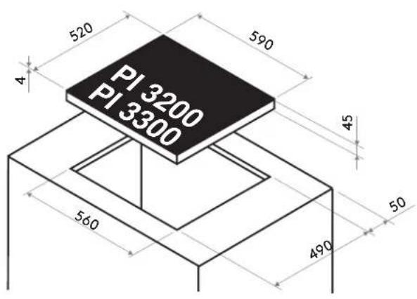 Pando PI 3800 - Encastrement - 2
